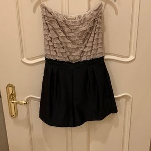 Strapless romper from urban outfitters
